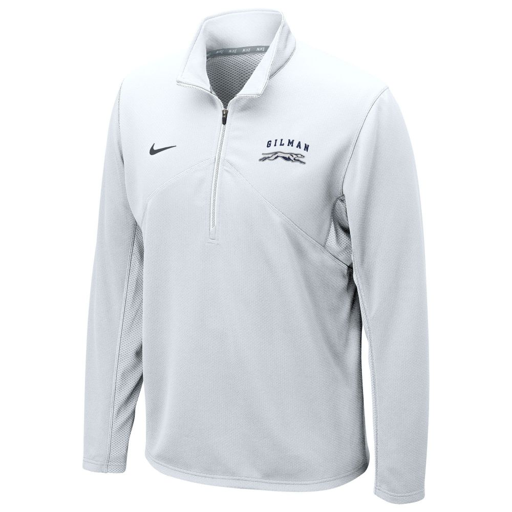 JACKET 1/4 ZIP WHITE NIKE