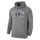 MENS NIKE FLEECE HOOD GREY