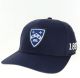 HAT BACK 9 NAVY W/SHIELD