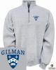 1/4 ZIP MENS LIGHT STEEL